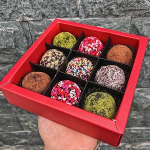 Socola tươi set 9 viên kèm túi +Thi