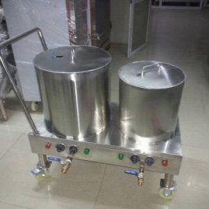 NỒI NẤU PHỞ ĐIỆN 20 - 60 BÁNH XE TAY ĐẨY