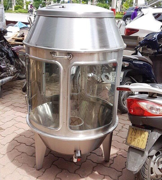 lu quay vịt bằng kính