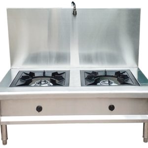 Bếp Hầm Đôi 2 Họng 1 Vòi Nước