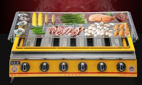 Bếp Nướng Gas 6 Họng Ngắn