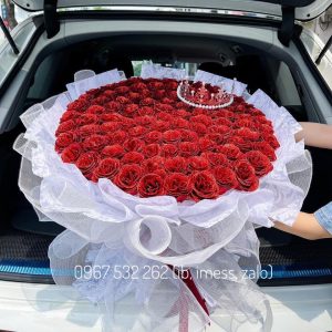 Bó Nhũ 99 bông đủ màu