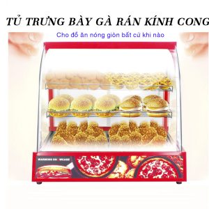 Tủ Giữ Nóng Trưng Bày Gà Rán - 2P